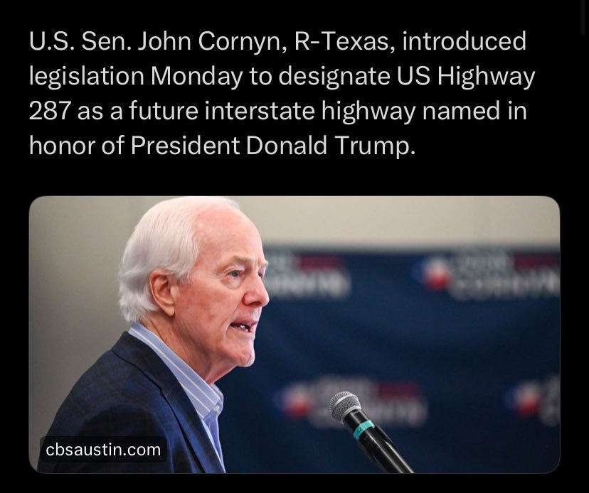 imdregreen's tweet photo. Senator Coward Cornyn strapped his whole career to Trump, and Trump STILL endorsed the criminal. Cornyn deserves to lose the office he’s held and squandered. Cornyn is spineless. He sold his soul to maga and got thrown away😂😂😂. https://t.co/U2jVT7jwZs