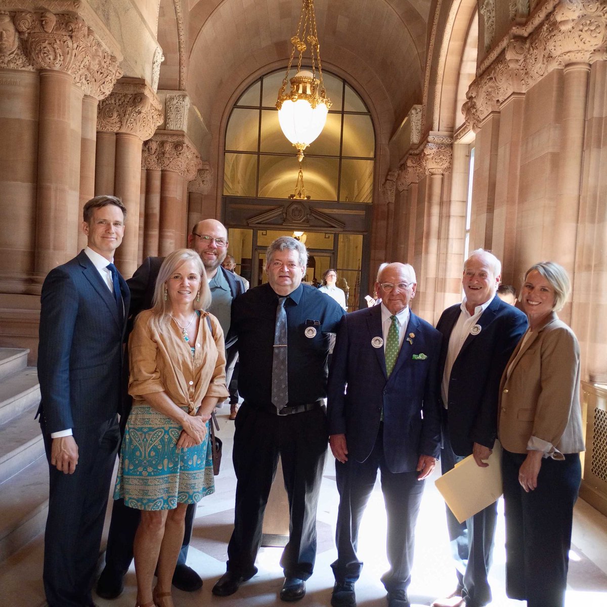 IAmInseparable's tweet photo. Twenty years ago, a father’s grief became a life-saving law. 

Today, we honored that legacy with our presence and our promise of the progress to come.

S.8426 and A.8839 continues that legacy by codifying the same protections Tom O’Clair fought for into state law amid federal rollbacks.