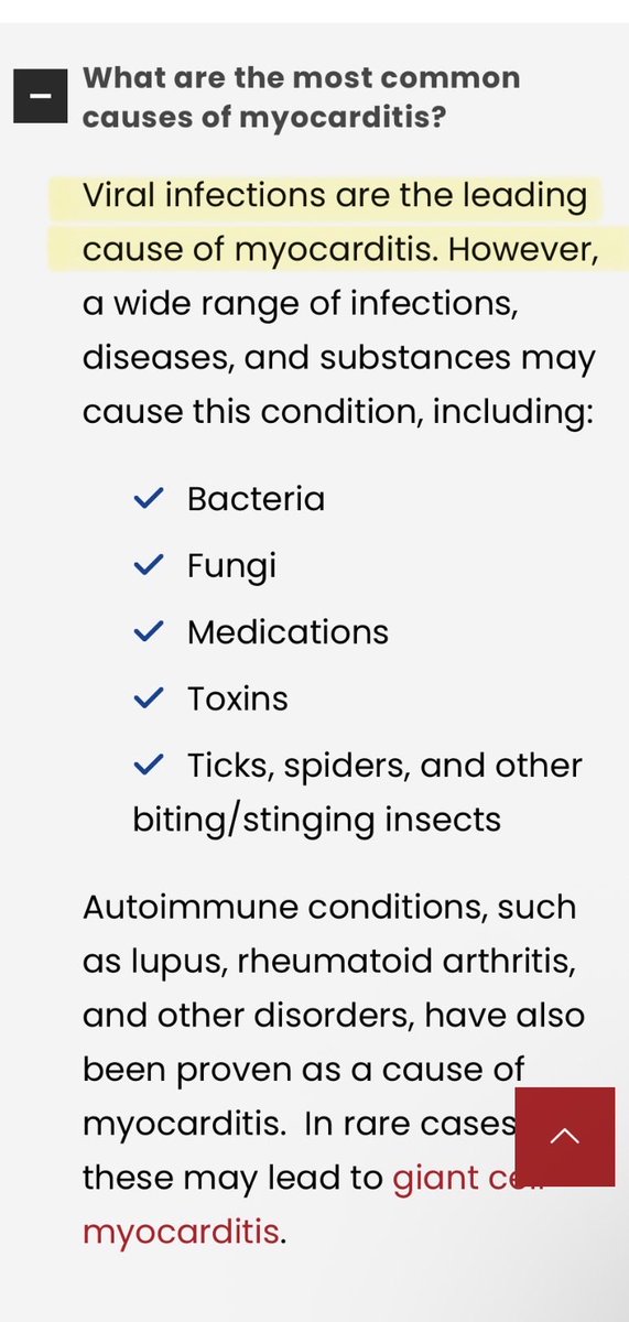 ClubEffective's tweet photo. @shorepatrol @DrNeilStone @LarrySabato Causes of myocarditis. https://t.co/uYKnzC9BEM