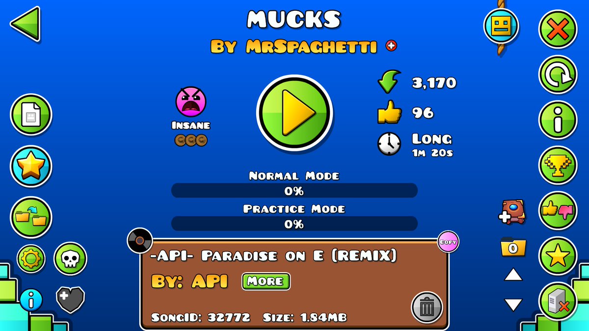 MrSpaghettiGD's tweet photo. NEW LEVEL: "MUCKS" (insane demon)
happy birthday @GormuckGd 
https://t.co/bSamybuhEq https://t.co/yZYwY3OB5m