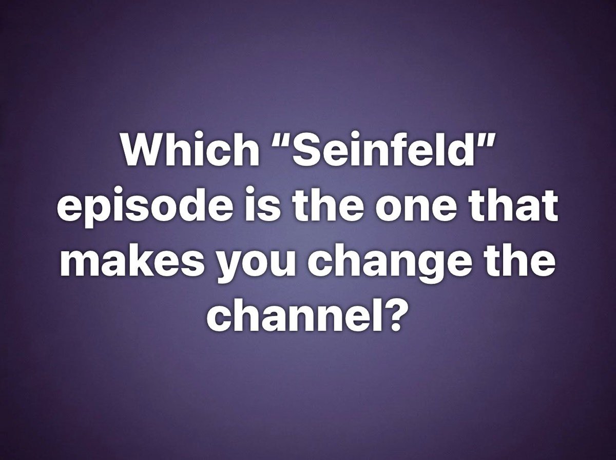Seinfeldism tweet media