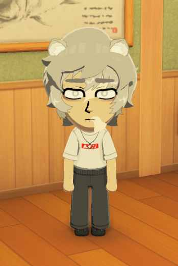 pimski__'s tweet photo. made my favorite boyfailure in tomodachi life #arknights #jaye https://t.co/X0bdFXOAhj
