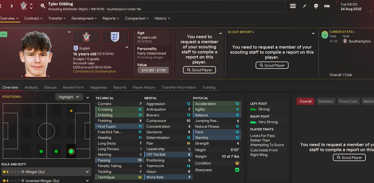 Jburtonefc's tweet photo. hmm look at this young English talent, 100% going to purchase him for upwards of 40 million and then never play him! https://t.co/bNJAPx08ai