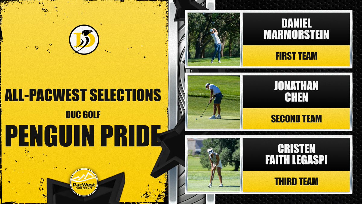 dominicansports's tweet photo. This trio of Penguins made their mark this season ‼️🐧⛳️ https://t.co/yWElAmKQWi
