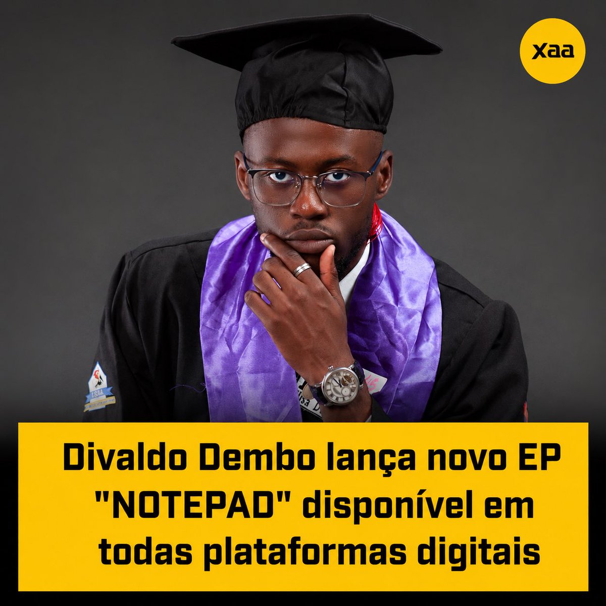 xe_agora's tweet photo. Divaldo Dembo lançou neste sábado o novo EP “NOTEPAD”.

O projecto retrata uma noite de insônia, com reflexões sobre vivências e questões da sociedade. ✍🏾🔥

Ouça agora: https://t.co/k5ybLj1C2e https://t.co/uKmcVzMwu4