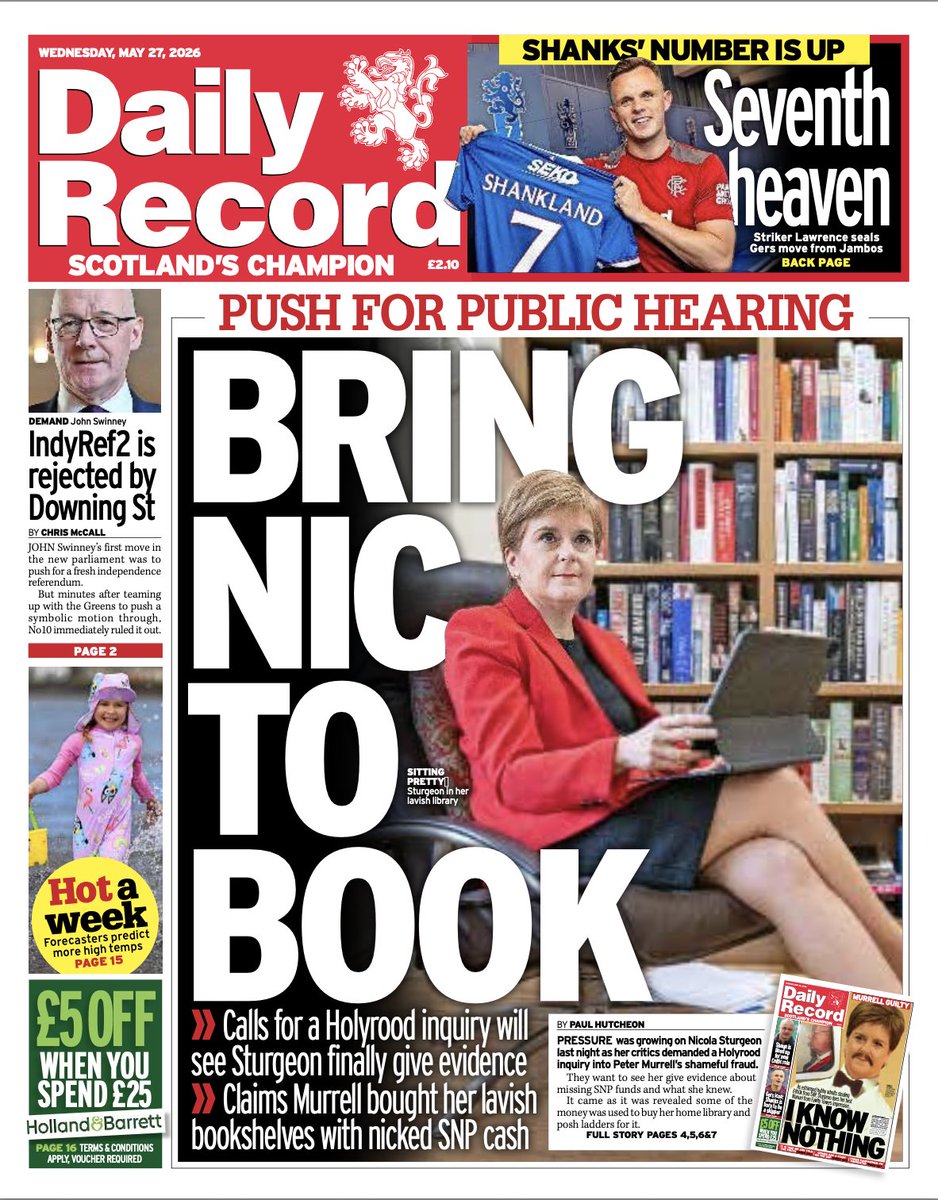 The Daily Record tweet media
