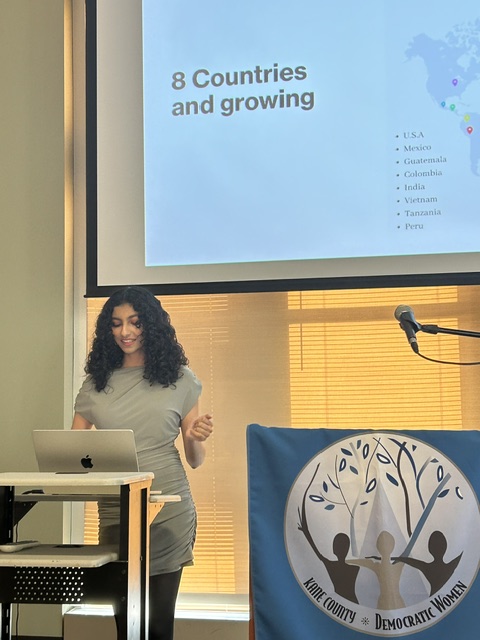 KaneWomen's tweet photo. Our docuseries (Filling a Plate, Educating a Mind" held last Thursday with guest speaker, 17-year old Navya Shah was by the reactions of the audience who came, a great success. https://t.co/kp1tR5nD6B