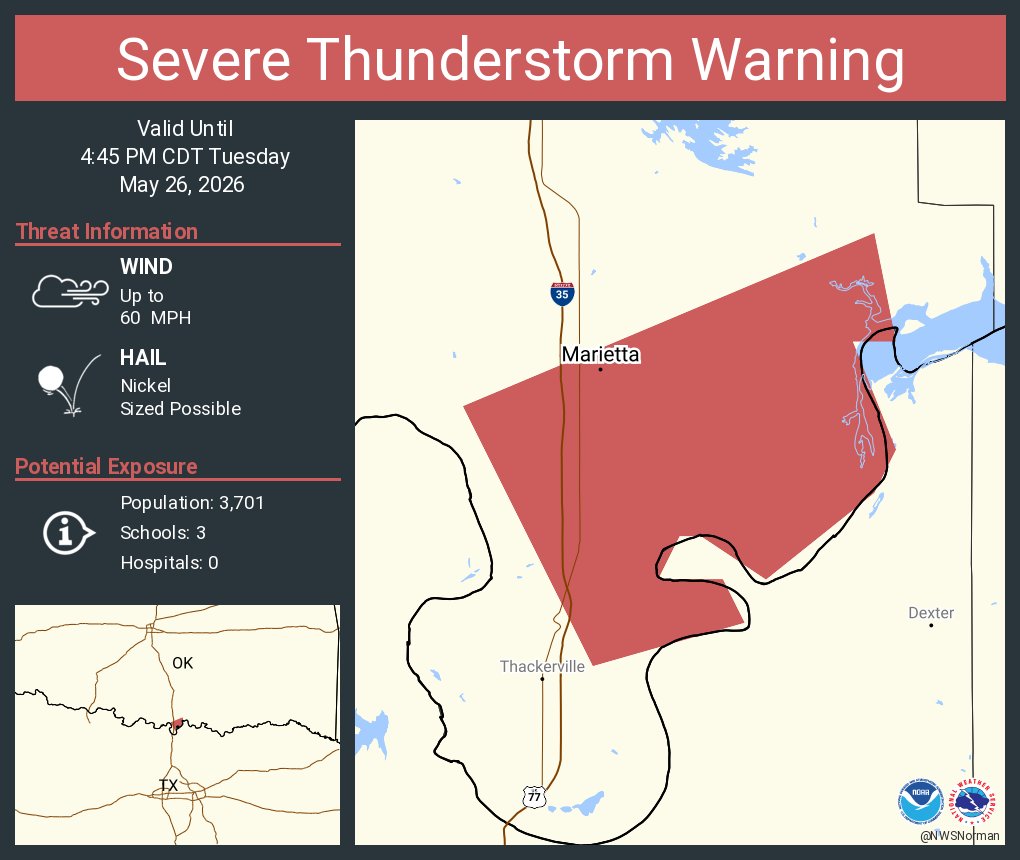 NWS Severe Tstorm tweet media