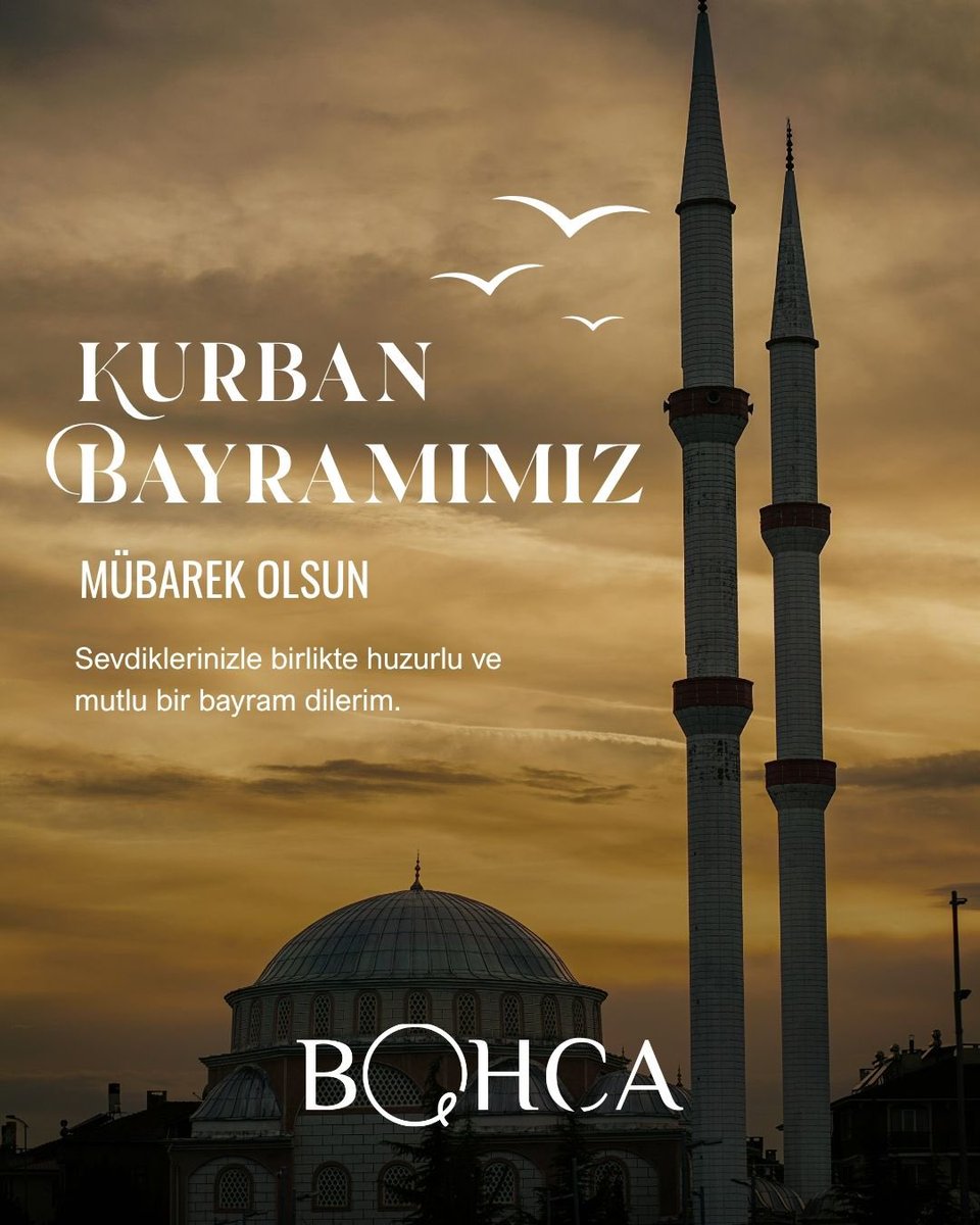 bohcatr's tweet photo. Kurban Bayramı; paylaşmanın, dayanışmanın ve gönüllere dokunmanın en güzel zamanıdır.
✨ İyi Bayramlar.

#OlgunlaşmaEnstitüleri
#Bohça
#TürkİğnesininMucizesi https://t.co/HMTrFSsJpq