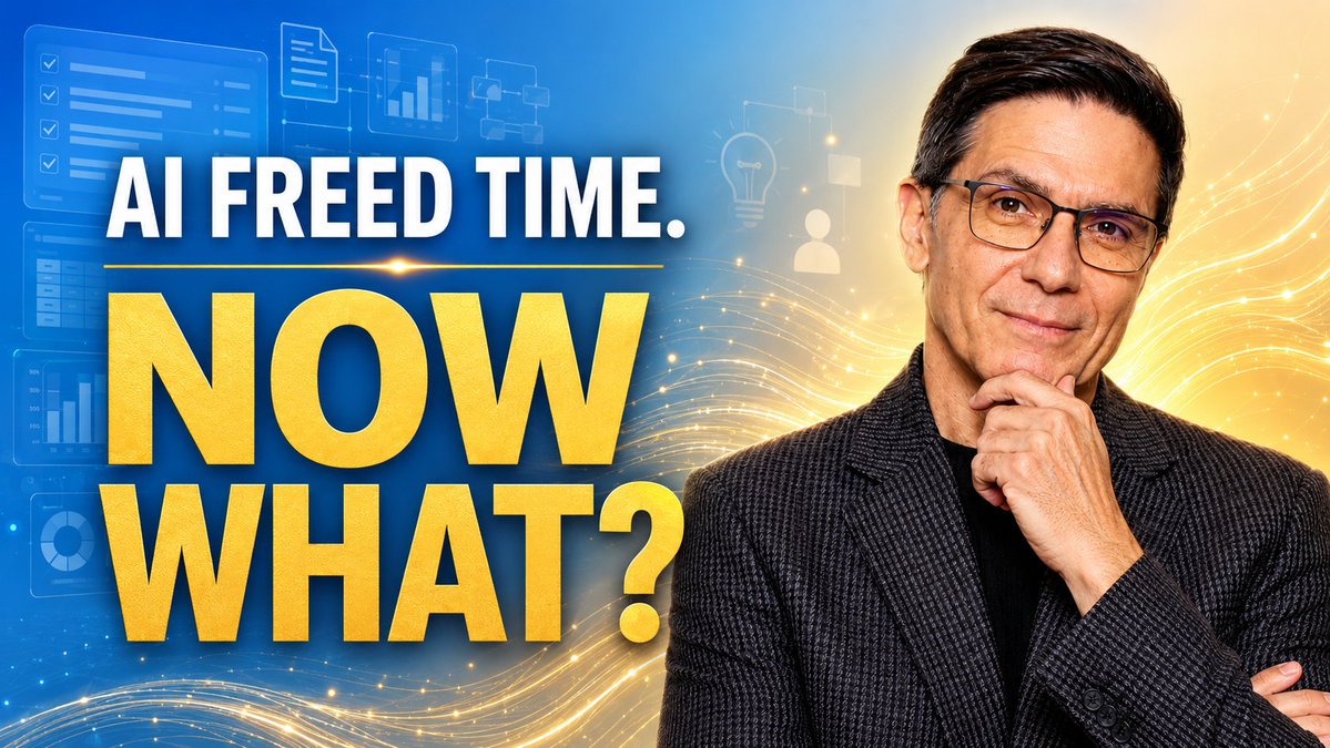 bernieborges's tweet photo. That AI project has freed up time for your staff. Great. Now what? 

https://t.co/mfNlSV0Anw

#aitransformation #aiatwork #aileadership https://t.co/iUx8KJwhRn