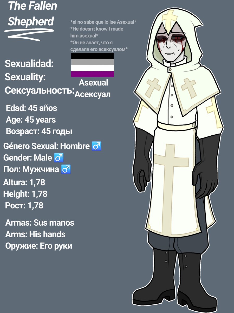 Anyi___234's tweet photo. He is "#The_fallen_shepherd", a version of Knocker that I created. I have a mod of him on my Telegram.  (https://t.co/u8V0ZMzlea) There's also more information about him there, and fan art of him, el conoce al Steve de "#FromTheCaves" They are no longer currently https://t.co/QxMQyHqY5I