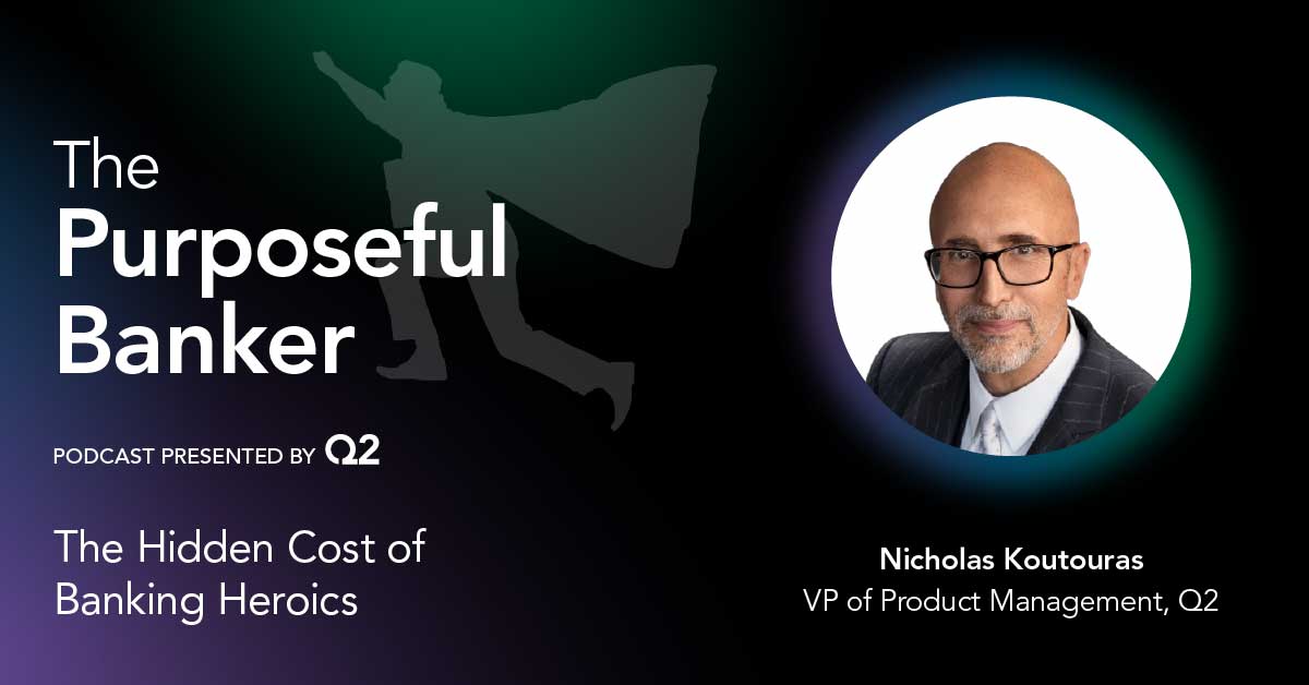 Q2_Software's tweet photo. What does a disciplined bank feel like from the inside? 🤔 

Nicholas Koutouras joins #ThePurposefulBanker to discuss consistency, trust, drift, and why hero stories can become warning signs. ⚠️

🎧 Listen to the podcast: https://t.co/fDzX6eRNLp

 #CommercialBanking https://t.co/0Sj2f8m7PS