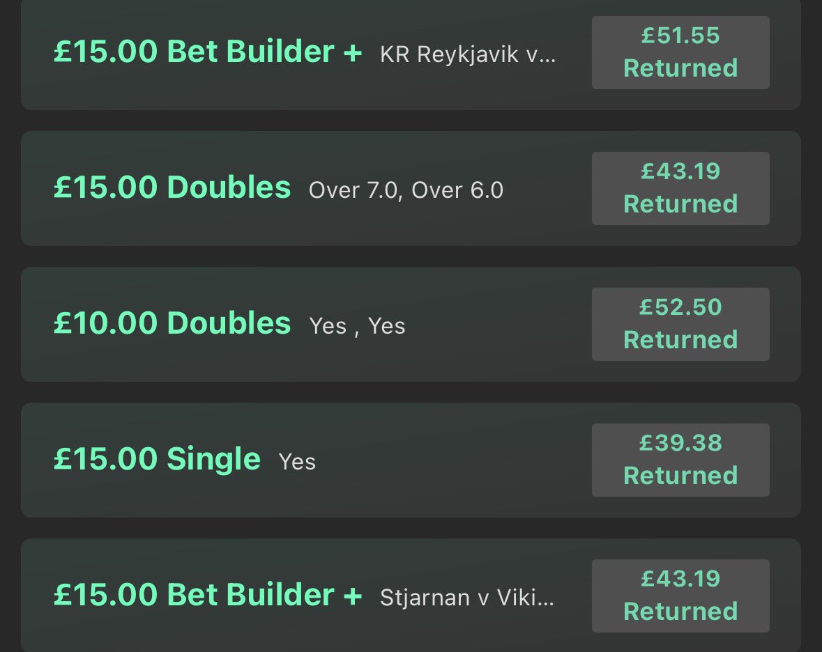 deksbets's tweet photo. 5 bets - 5 wins tonight!
The Iceland league providing good profit https://t.co/UqKHFqGNcj