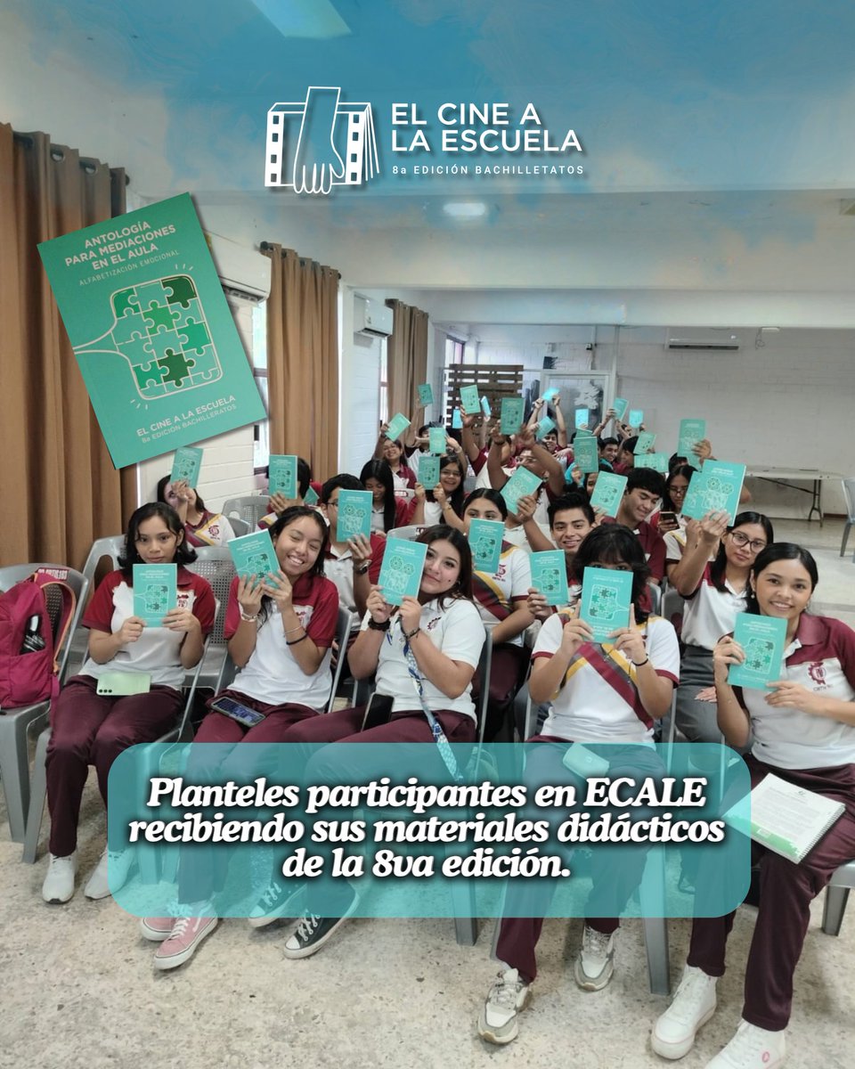 ECALEMx's tweet photo. La 8va edición de ECALE sigue llegando a más comunidades educativas ✨📚
Estas son evidencias de los planteles participantes recibiendo sus materiales didácticos 🙌🎬

📍Planteles participantes:
• CBTA 115
• CBTIS 165
• CBTA 148
• CBTIS 163
• CONALEP 243
• CBTA 327 https://t.co/W245aqc4Dd