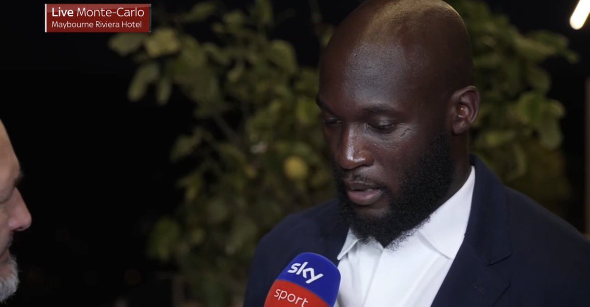 pressinter_'s tweet photo. 🎙️ #Lukaku a Sky: “Complimenti all’Inter per lo scudetto, avremmo voluto combattere, ma l’hanno meritato”. ⬛️🟦 #fcim https://t.co/xdvtwosFKj