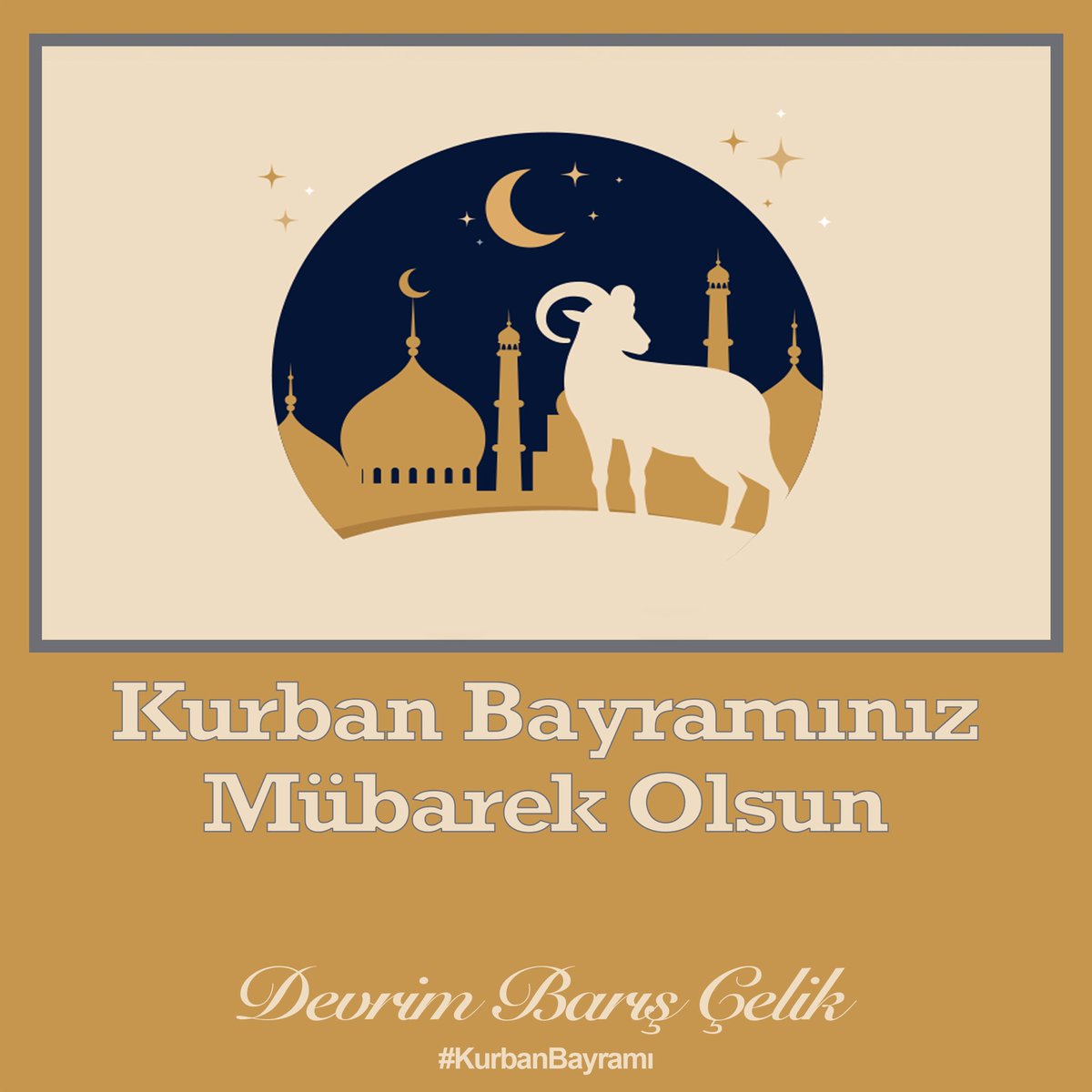 dbcelik's tweet photo. Kurban Bayramınız Mübarek Olsun

#KurbanBayramı https://t.co/jELaXJq7fO