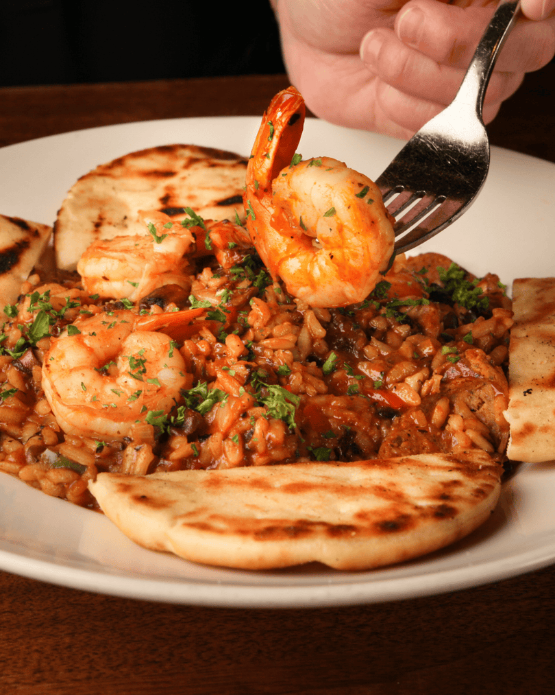 firestoneleth's tweet photo. A little spice never hurt 🔥

Try the Jambalaya Risotto! Prawns, Andouille sausage, peppers, onions, spicy island tomato sauce, mushroom risotto. Naan bread on the side.

Reserve your table: https://t.co/SjFFkN4cKb

#risotto #rumexperience #yqlrestaurants #lethbridge #yql https://t.co/rmNaREoZNu