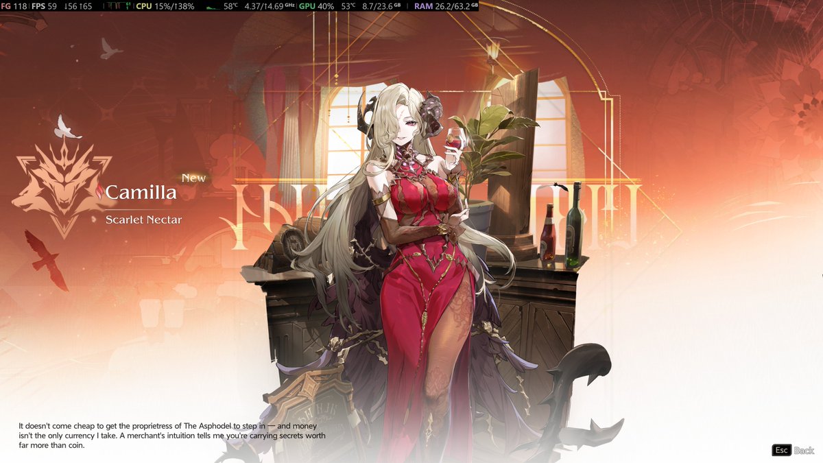 Elemenga's tweet photo. Picked up Camilla in Duet Night Abyss before she gets moved to weekly bosses rewards. https://t.co/llrkqIV0Pv