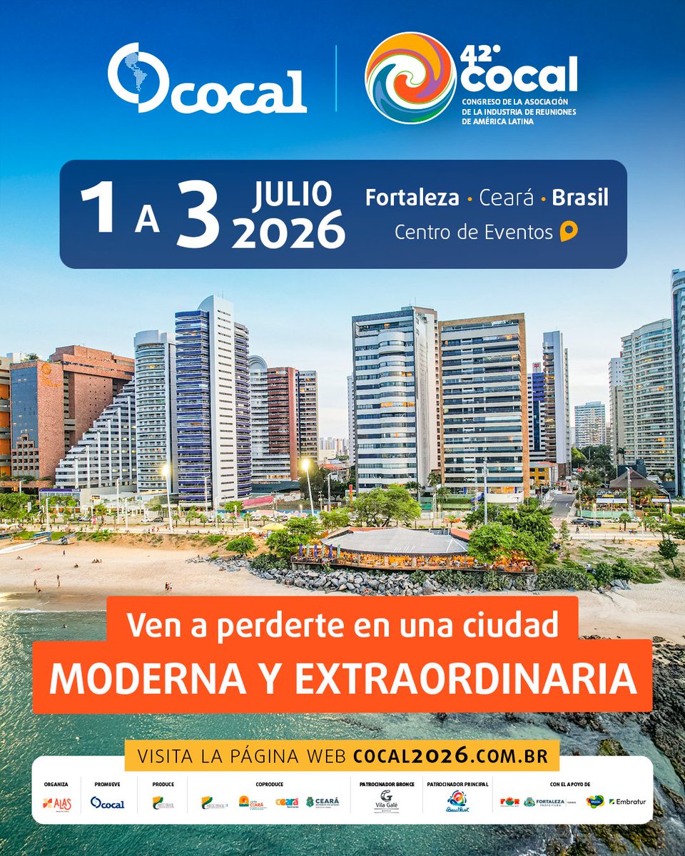 COCAL_ASOC's tweet photo. Déjate envolver por una ciudad vibrante y contemporánea donde la innovación y la industria de eventos se encuentran en un mismo lugar.

🌐Sé parte de COCAL 2026
https://t.co/yqwLfY2zHp

#COCAL #GuestExperience #Hotelería #IndustriaDeReuniones #MICE #Latam https://t.co/5pNwtwPUcf