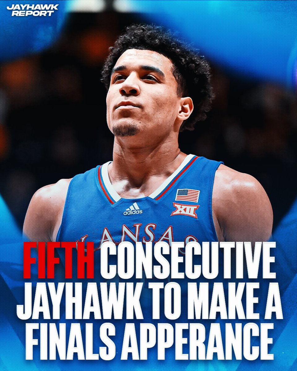 jayhawks_report's tweet photo. Make that 5 consecutive years for Bill Self.

2026: Kevin McCullar
2025: Johnny Furphy
2024: Svi Mykhailiuk
2023: Christian Braun
2022: Andrew Wiggins https://t.co/fhpD0kRlW5