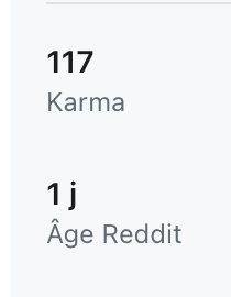 nefax13's tweet photo. 117 karma en 1 jour c'est bien ? https://t.co/pP5ergXFiA
