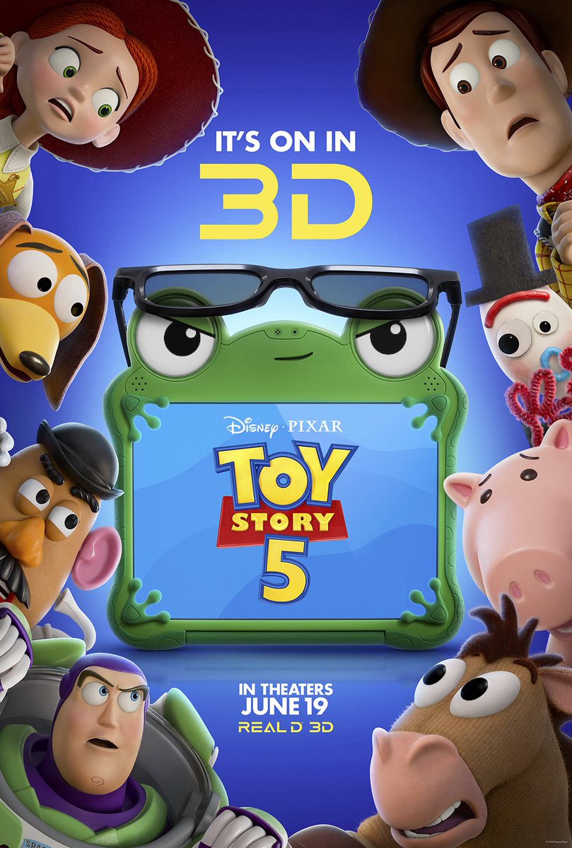 Cine_GeekPop's tweet photo. Nuevos posters de TOY STORY 5 

Llega el 19 de junio a cines. https://t.co/zFC1ytx5O3