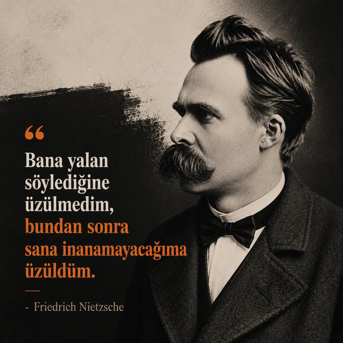miandji's tweet photo. Bana yalan söylediğine üzülmedim, bundan sonra sana inanamayacağıma üzüldüm.
- Nietzsche https://t.co/YDZIxS9KGr
