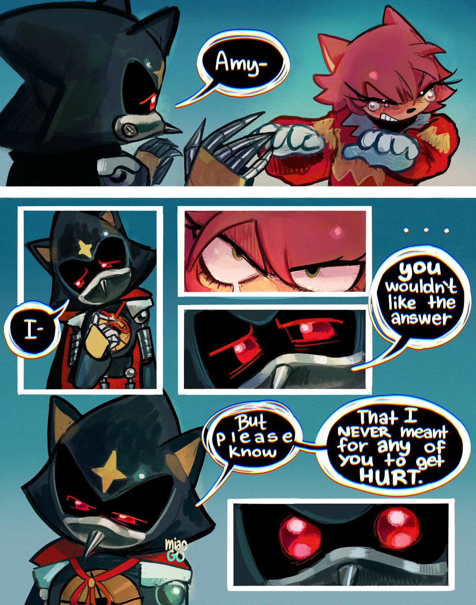 MiaoGo06's tweet photo. DeadCode Au pt 82
- in the pursuit of happiness
#Sonicthehedgehog #AmyRose #MetalSonic #DeadCodeAu https://t.co/Y5XdzWG9HQ