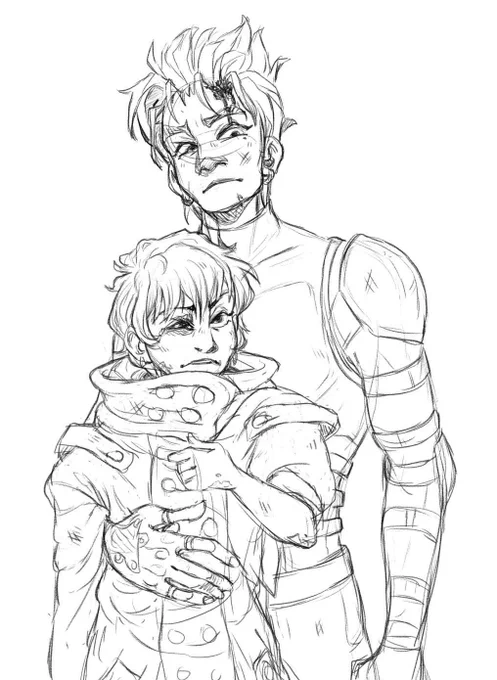 These are some old ones for my fave fanfic "Tension" i did back in the day~