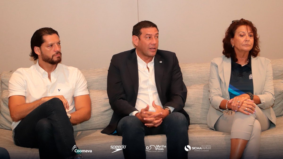 FECNA's tweet photo. ¡Es oficial! 🇨🇴🌎 Barranquilla será sede del PanAm Aquatics 2027 🏊🏻‍♂️🏆

La capital del Atlántico albergará el Panamericano de Deportes Acuáticos de mayores 🏅el evento más importante del continente para las disciplinas acuáticas, que reunirá a más de 1.500 atletas de 45 países. https://t.co/ocSLYv8STi