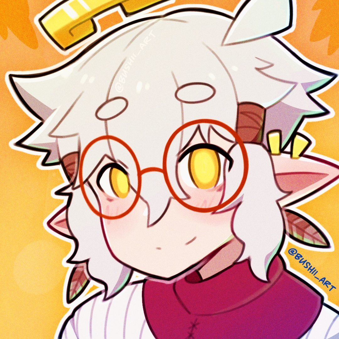 I drew Bushii again This will be my new pfp!