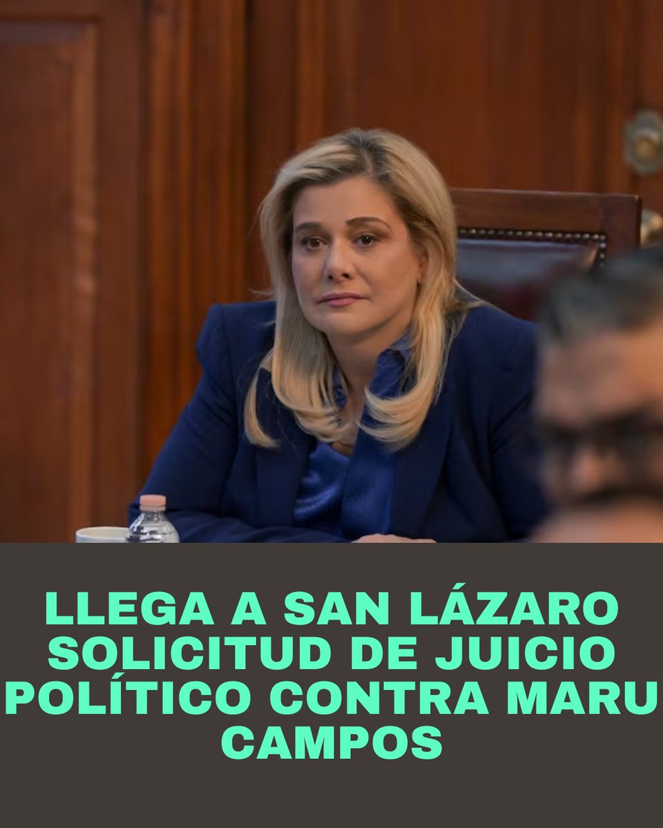 politicomx's tweet photo. 🚨⚖️ Llega a San Lázaro solicitud de juicio político contra Maru Campos

La solicitud de juicio político contra la gobernadora de Chihuahua, @MaruCampos_G, fue presentada ante la Secretaría de la Cámara de @Mx_Diputados. El documento fue firmado por diputados locales de Chihuahua.

📸: Ivonne Melgar