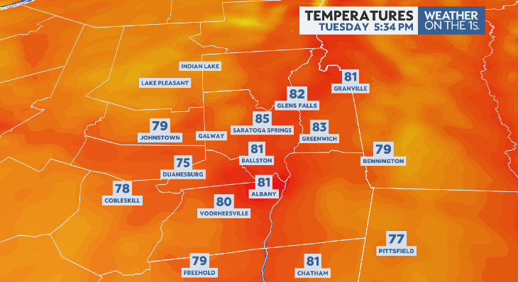 WeatherManFinn's tweet photo. Jealous of anyone not at work right now, absolute perfection outside 🌞 #518wx #hvwx https://t.co/aBapKlm3E6
