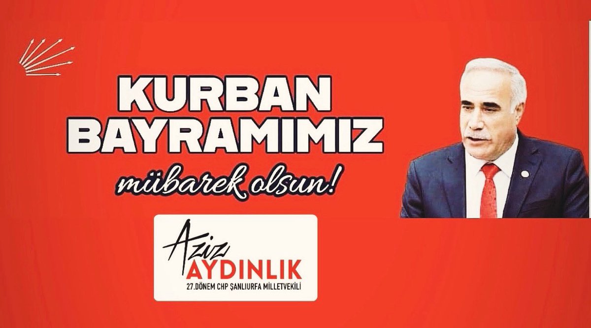 azizaydinlikchp's tweet photo. Bayramlar; geçmişten geleceğe uzanan değerlerimizi yaşatan, paylaşmanın ve dayanışmanın anlamını yeniden hatırlatan kıymetli zamanlardır.
Kurban bayramınızı kutlar, sevdiklerinizle birlikte huzur, mutluluk ve sevgi dolu nice bayramlar geçirmenizi diliyorum.  #i̇yibayramlar https://t.co/M7Yenldr4Y