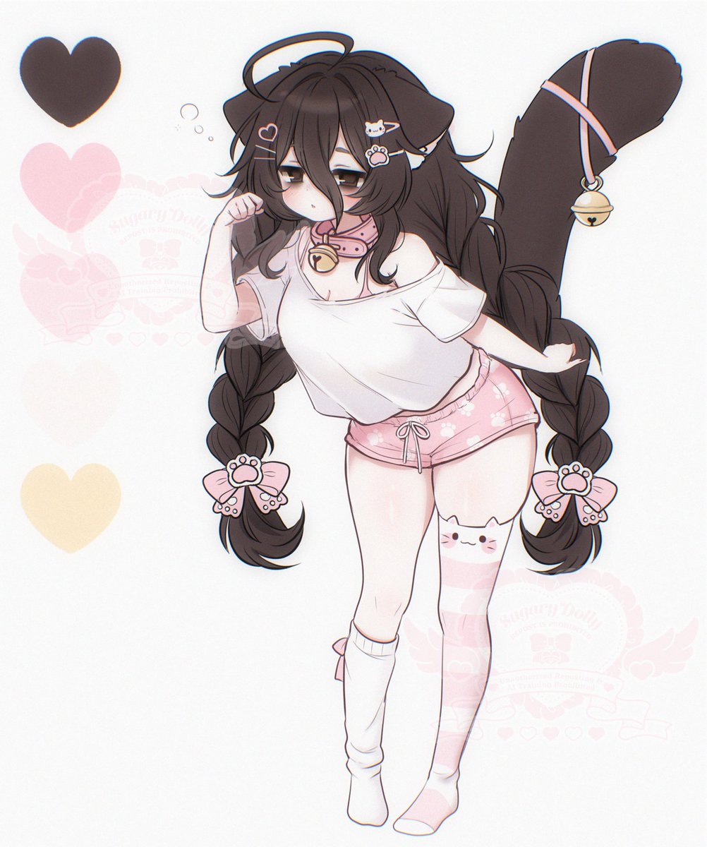 Sugary_Dolly's tweet photo. design for the lovely dreamypawsVT :3 https://t.co/AfDi7hRsDp