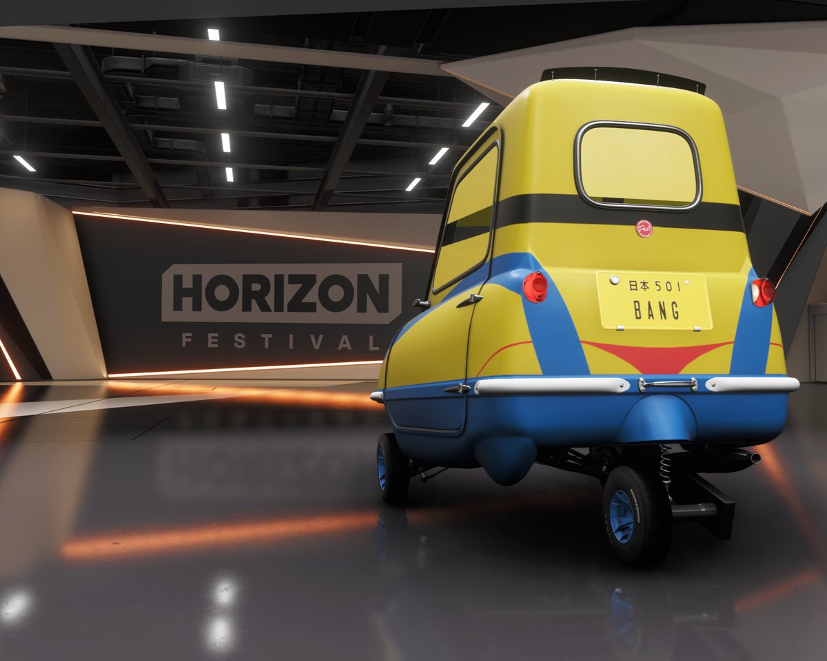 DxBang3D's tweet photo. #ForzaHorizon6 Peel P50, Minion Livery
ShareCode 135 595 732 
#FH6 #ForzaShare https://t.co/Cu8TVbWdp3