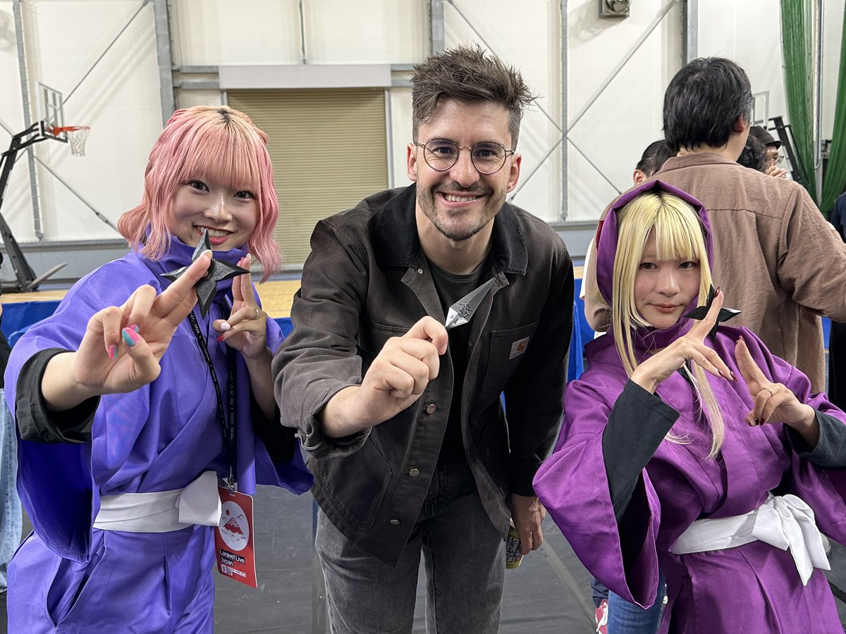 kotomin_m's tweet photo. Ninja with @enunomaduro 🥷🥷🥷
The party last night was very very veryfun!!!

Thank you #LaravelLiveJP ❤️ https://t.co/8skiBTwzed