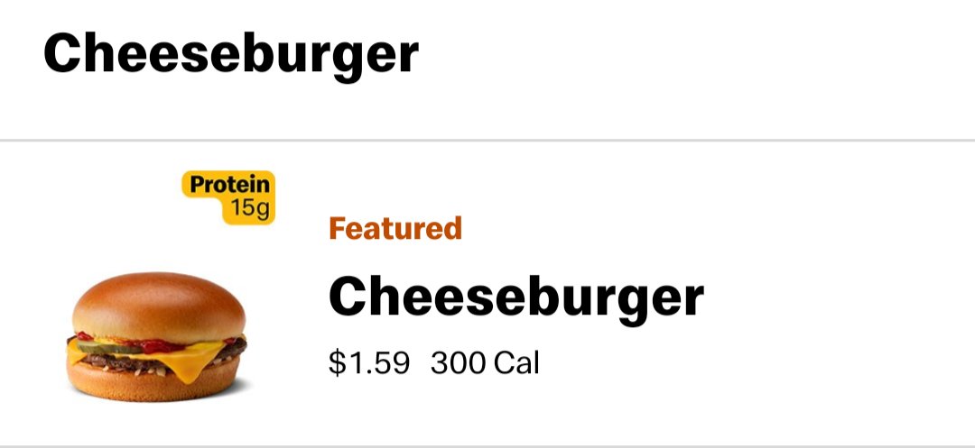 Tang1054's tweet photo. @RefinedPopulist It still isn't. The $20 lunch is doordash. Fastfood still has cheap items on the menu.  You don't need doordash 3 times a day. https://t.co/KFibS737L6