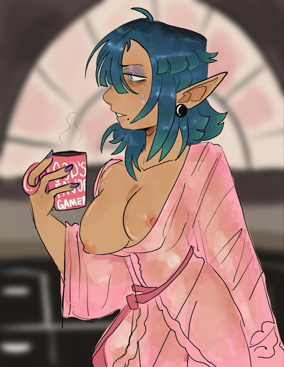 Kamdalphil1's tweet photo. A day off get the art juices flowing 😌

#art #oc #myoc #nsfwart #ArtistsonX https://t.co/QLKBQfPQV1
