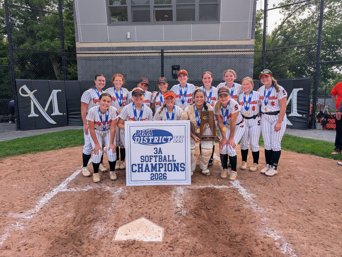 piaadistrict3's tweet photo. PIAA District III WellSpan Health Class 3A softball champions Susquenita, which came back from down five to defeat Kutztown 6-5 https://t.co/Gif1uuCFGc