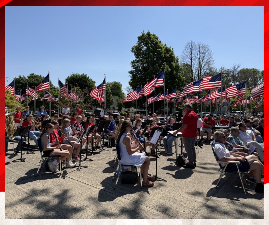 GhvSchools's tweet photo. Each year the GHV Middle School band provides music for our Community's Memorial Day Service.   40 Musicians volunteered to perform this year! https://t.co/lNIcs7Knct