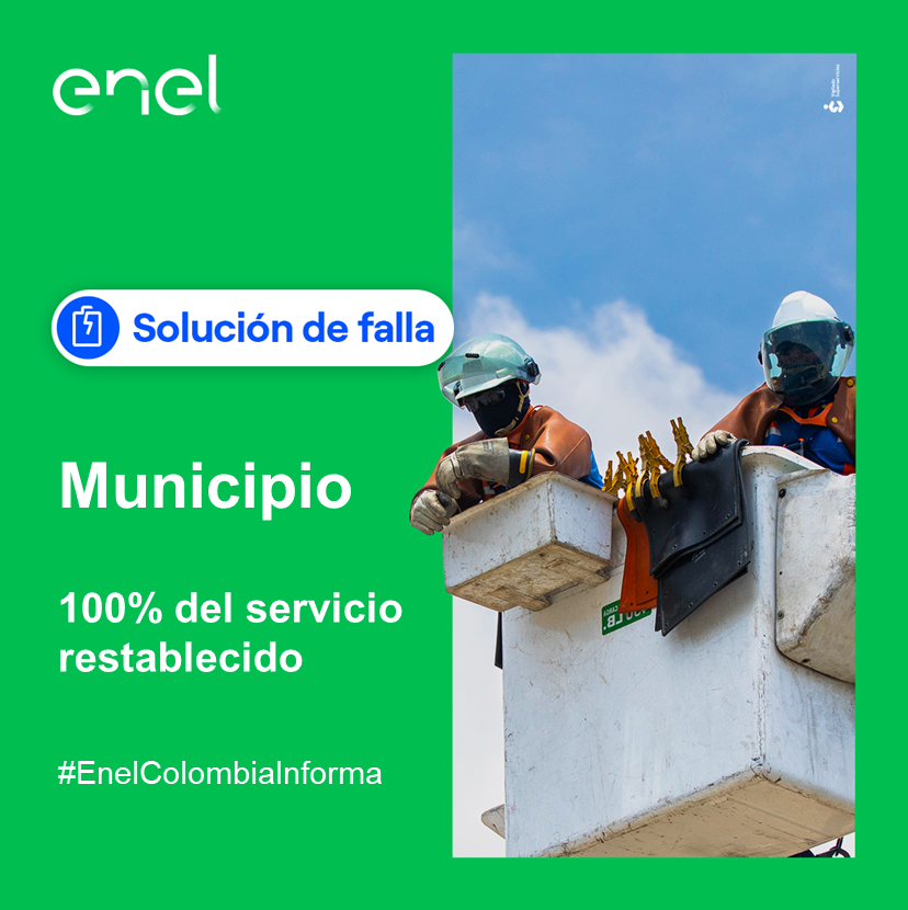 Servicio Enel Colombia tweet media