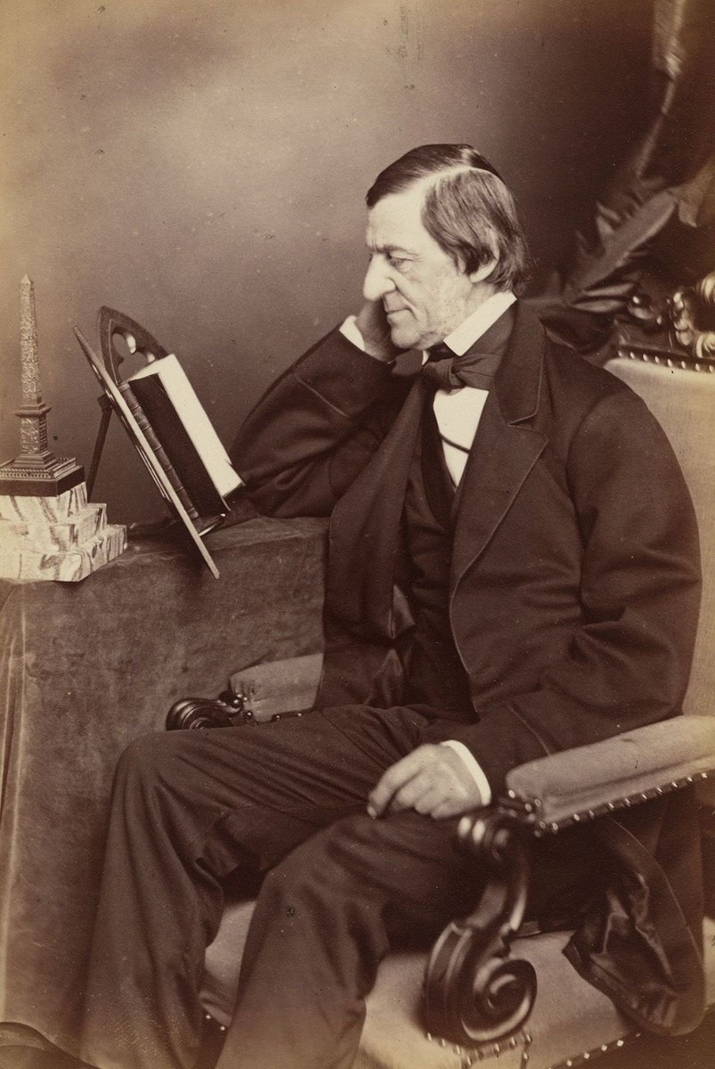 BrahmsEnjoyer's tweet photo. "The maker of a sentence launches out into the infinite, and builds a road into Chaos and old Night, and is followed by those who hear him with something of wild, creative delight."

- Emerson, "The Poet" (1844) https://t.co/N9OJJ5PDIy