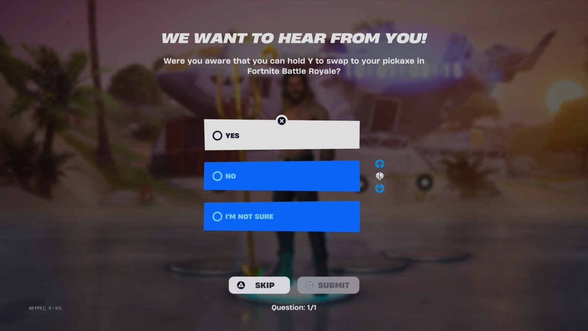 viloxy7's tweet photo. .@FortniteStatus I want to hear from you! Were you aware there is no Y button on the PlayStation 5 DualSense controller? https://t.co/AqwU9nG6BW