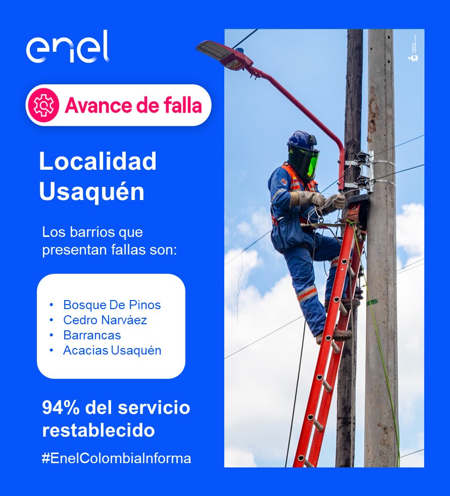 Servicio Enel Colombia tweet media