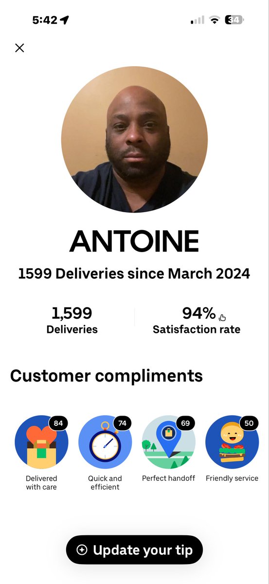 JennBrown's tweet photo. And now you just canceled my order and said he can’t deliver but he picked it up 60 mins ago.  This is crazy.  Two days back to back 😡 @Uber @UberEats https://t.co/UJ5HDs3DPK