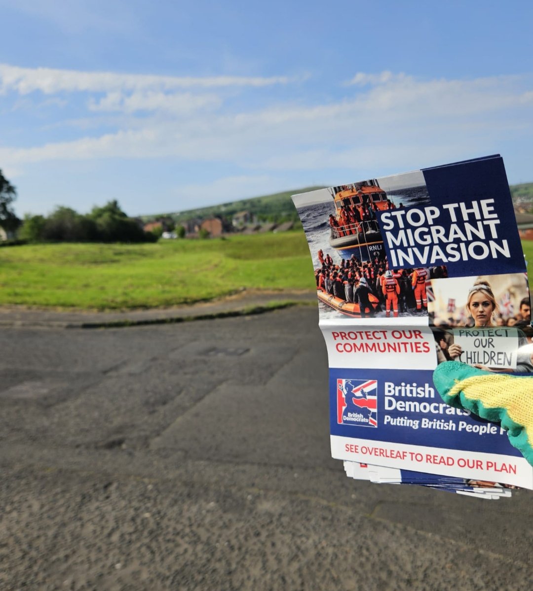 BritishDems's tweet photo. Earlier today, our members completed a successful leaflet drop in the Glencairn area of Belfast.

​The highlight of the day was engaging directly with local residents. We had several highly positive and constructive conversations regarding our ongoing work and shared visions for the community.