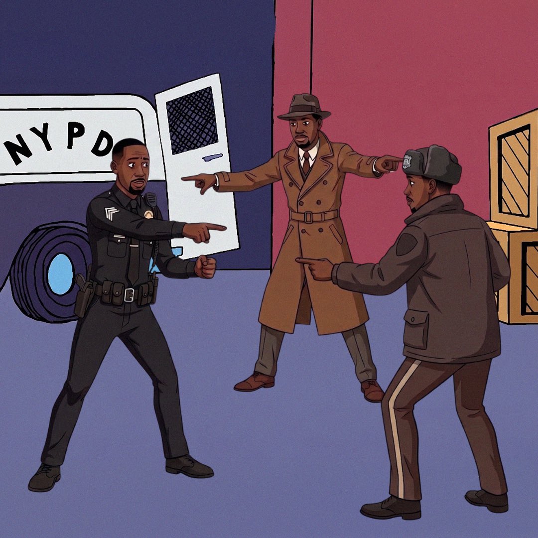 LamorneMorris's tweet photo. Somehow I always end up in law enforcement https://t.co/1rCy6MJ1DW