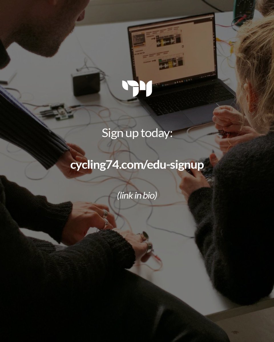 cycling74's tweet photo. 📚 Hey Max educators! 👋 

We’re launching a new EDU newsletter made specifically for teachers using Max in the classroom. Sign up here to get updates, resources, and education-focused info from Cycling ’74 in your inbox! 👇 

🔗 https://t.co/ZAfaTbBUbJ

#maxmsp #creativecoding https://t.co/UGq61SO0b4