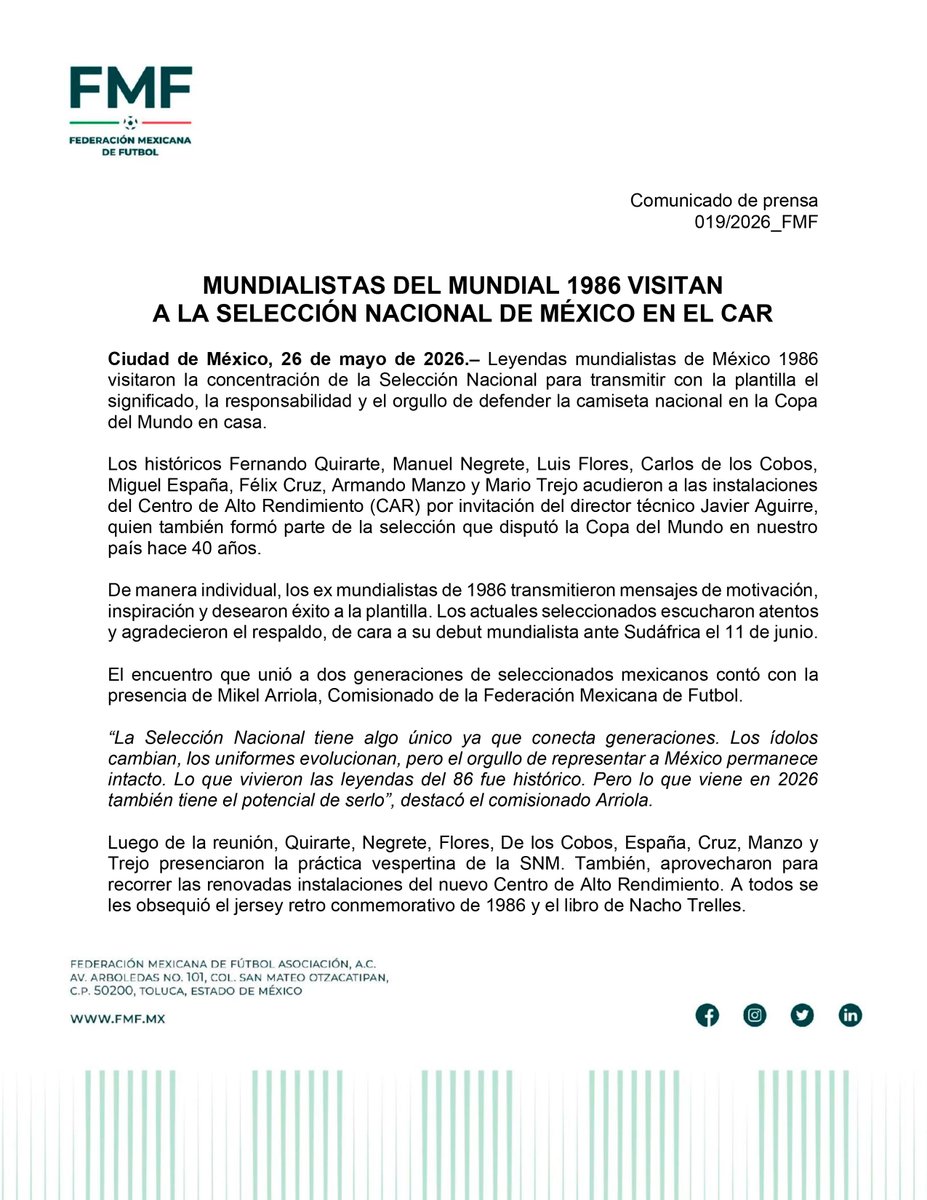 Selección Nacional tweet media